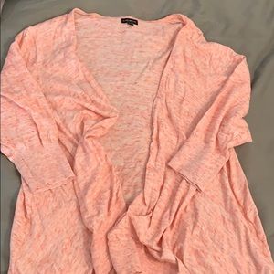 Open front draped style cardigan